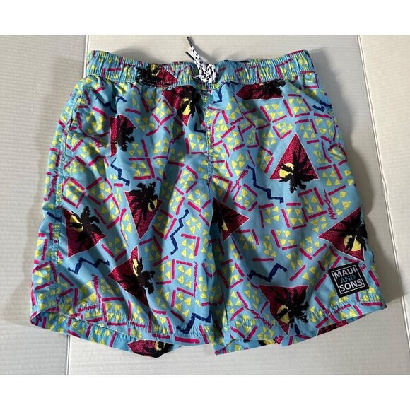 Maui and Sons Other - Maui and Sons Men's Medium Swim Board Shorts Drawstring Elastic Waist Mesh Lined